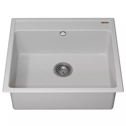 Кухонная мойка из искусственного камня Uperwood UPD-104, прямоугольная, цвет туман, Выбрать цвет: Туман