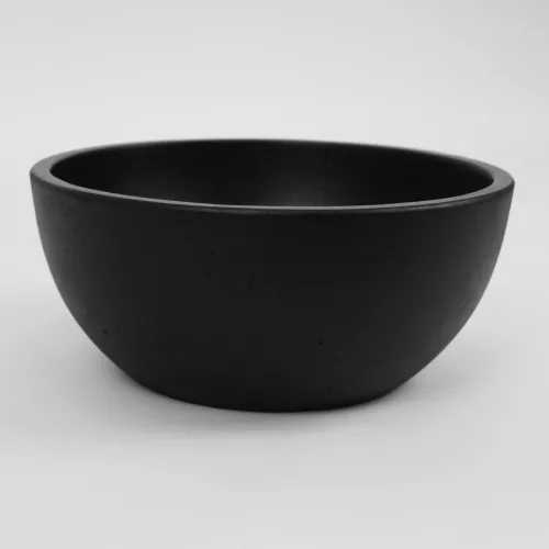 Раковина накладная бетонная Uperwood Belfast 30х30х13,5 см, круглая, черная, Выбрать цвет: Черный