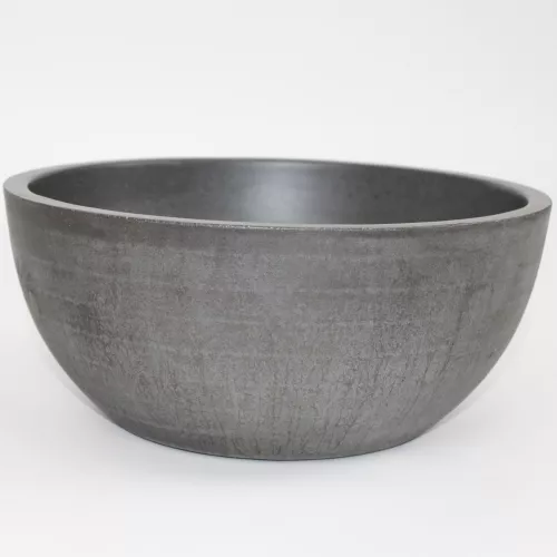 Раковина накладная бетонная Uperwood Belfast 30х30х13,5 см, круглая, графит, Выбрать цвет: Графит