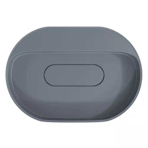 Раковина накладная Uperwood Tanos Quartz 55 см, без отверстия для смесителя, серая (бетон), Выбрать цвет: Бетон, изображение 7