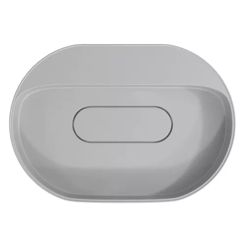 Раковина накладная Uperwood Tanos Quartz 55 см, без отверстия для смесителя, белая (жасмин), Выбрать цвет: Жасмин, изображение 7