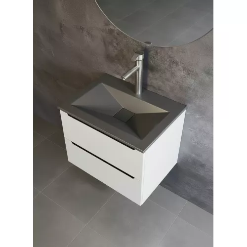 Раковина для ванной Uperwood Geo , графит, Выбрать размер: 70