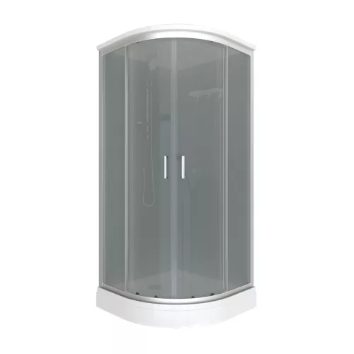 Душевая кабина Triton ПРАЙМ-САТИН ВЕЛЬВЕТ 90*90 А  стекло матовое, Цвет стекла: Вельвет, Цвет профиля: Хром, изображение 6