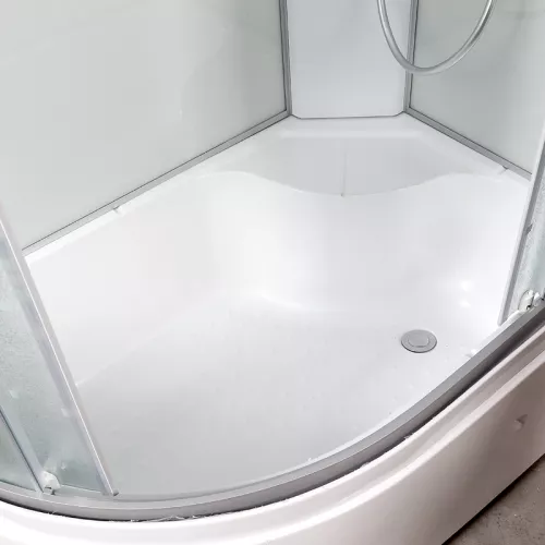 DTO Душевая кабина L920 , с рисунком , хром, 120*80 правая, изображение 9