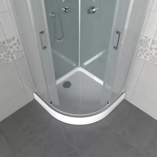 Душевая кабина Triton ПРАЙМ-САТИН ВЕЛЬВЕТ 90*90 А  стекло матовое, Цвет стекла: Вельвет, Цвет профиля: Хром, изображение 3