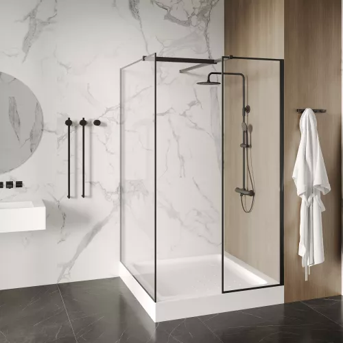 Душевой поддон ABBER AD3D090 90х90 квадратный, акриловый, белый, изображение 6