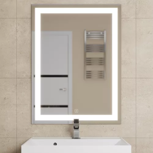 Зеркало с подсветкой Uperwood Tanos сенсор/антизапотевание/без рамы, Выбрать размер: 60х80