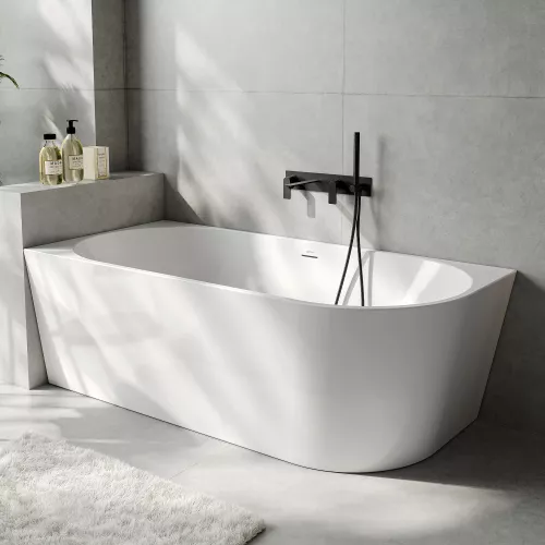 Акриловая ванна ABBER AB9502-1.4 L белая, Выбрать размер: 140х70, Ориентация: левая