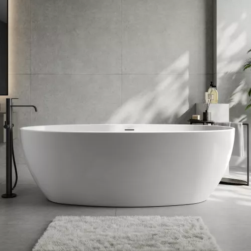 Акриловая ванна ABBER AB9504 белая