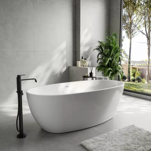 Акриловая ванна ABBER AB9504 белая, изображение 3