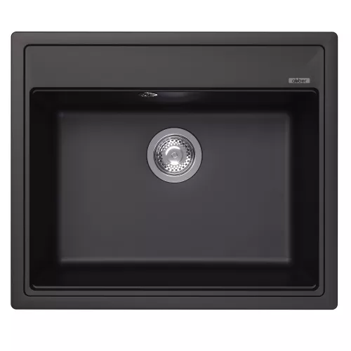 Кухонная мойка ABBER Quarz AQ2902B черная, Выбрать цвет: Черный