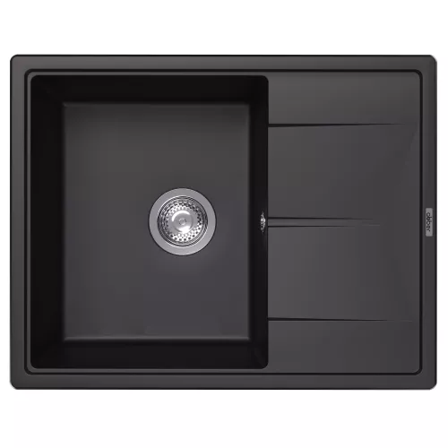 Кухонная мойка ABBER Quarz AQ2903B черная, Выбрать цвет: Черный