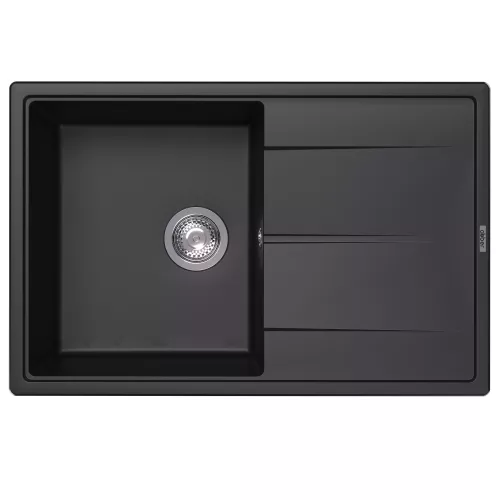 Кухонная мойка ABBER Quarz AQ2904B черная, Выбрать цвет: Черный