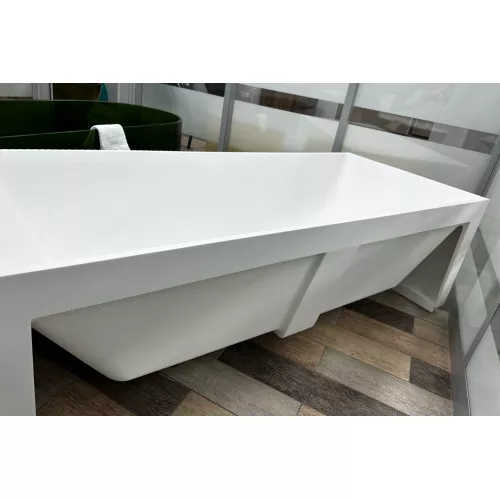 Ванна из искусственного камня ABBER Stein AS9602 белая матовая 170*75, изображение 10