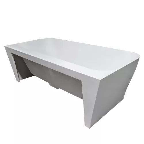 Ванна из искусственного камня ABBER Stein AS9616 белая матовая 170*80, изображение 9