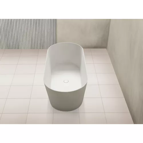 Ванна из искусственного камня ABBER Stein AS9622 белая матовая 165*70, изображение 15