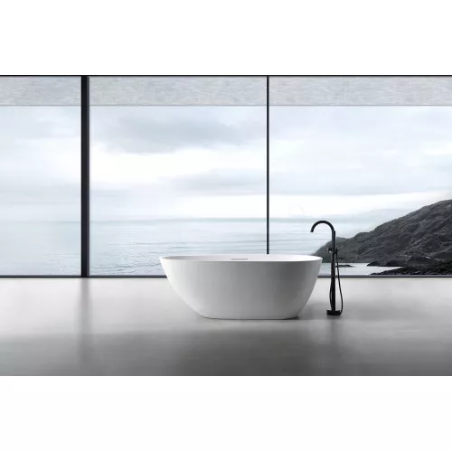 Ванна из искусственного камня ABBER Dortmund 170х75 белая матовая, Выбрать цвет: Белый, изображение 8