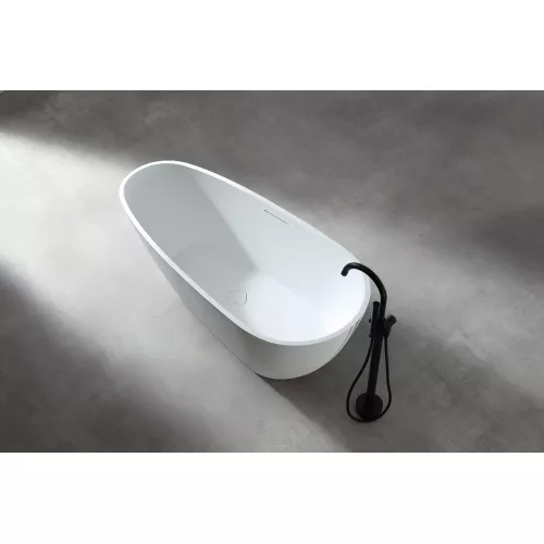 Ванна из искусственного камня ABBER Dortmund 170х75 белая матовая, Выбрать цвет: Белый, изображение 9