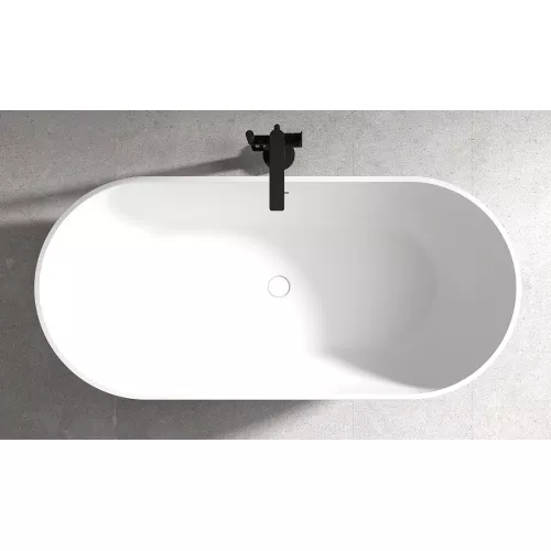 Акриловая ванна ABBER AB9241MB 170*80, Выбрать цвет: Черный матовый, изображение 10