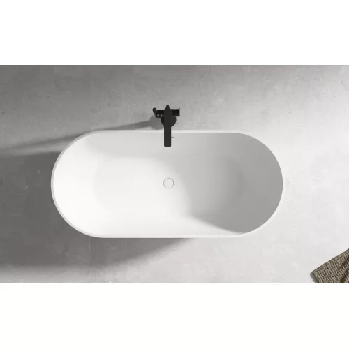 Акриловая ванна ABBER AB9241MW белая матовая 170*80, Выбрать цвет: Белый матовый, изображение 10