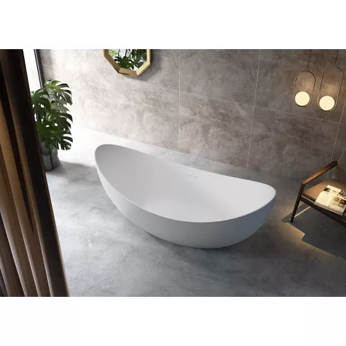 Акриловая ванна ABBER AB9333 180*80, Выбрать цвет: Белый, изображение 9