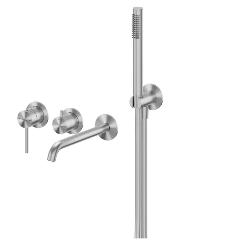 Смеситель ABBER Wasser Kreis 316 AF8130BST для ванны скрытого монтажа, сталь брашированная, Выбрать цвет: Сталь брашированная