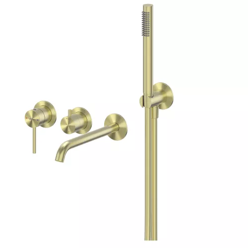 Смеситель ABBER Wasser Kreis 316 AF8130BG для ванны скрытого монтажа, золото брашированное, Выбрать цвет: Золото брашированное