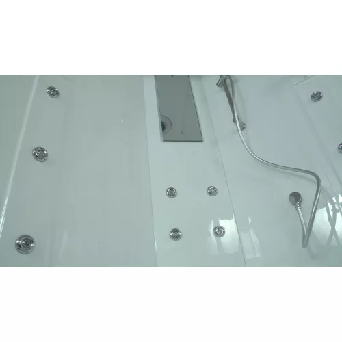 Душевая кабина четверть круга Timo LUX T-7725/7735/7755  высокий поддон, Выбрать размер: 120х120, изображение 6