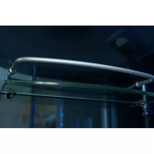 Душевая кабина четверть круга Timo STANDART  T-1125/1135/1155 Г/М с электрикой, Выбрать размер: 120x120, изображение 4