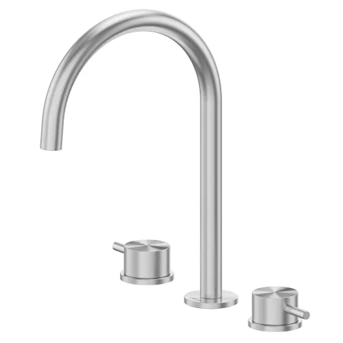 Смеситель ABBER Wasser Kreis 316 AF8108BST-M для раковины, сталь брашированная, Выбрать цвет: Сталь брашированная