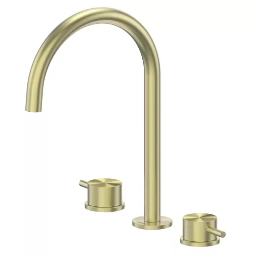 Смеситель ABBER Wasser Kreis 316 AF8108BG-M для раковины, золото брашированное, Выбрать цвет: Золото брашированное