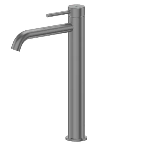 Смеситель ABBER Wasser Kreis 316 AF8111BGG-L для накладной раковины, оружейная сталь брашированная, Выбрать цвет: Оружейная сталь