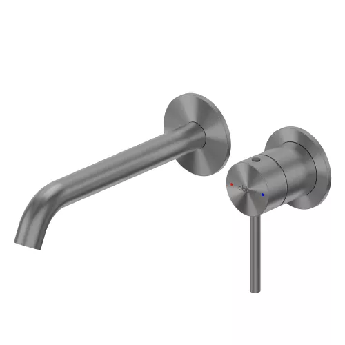 Смеситель ABBER Wasser Kreis 316 AF8112BGG-M для раковины скрытого монтажа, оружейная сталь брашированная, Выбрать цвет: Оружейная сталь