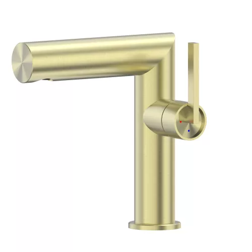 Смеситель ABBER Perfekte 316 AF8A10BG для раковины, золото брашированное, Выбрать цвет: Золото брашированное