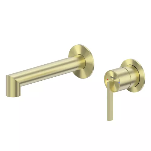 Смеситель ABBER Perfekte 316 AF8A12BG скрытый монтаж для раковины, золото брашированное, Выбрать цвет: Золото брашированное