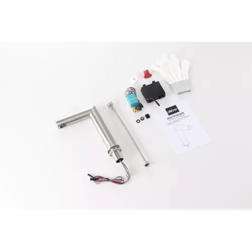 Смеситель ABBER Perfekte 316 AF8A101BSTS сенсорный для раковины, сталь брашированная, Выбрать цвет: Сталь брашированная, изображение 2