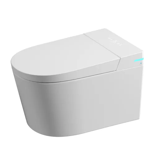 Комплект ABBER подвесной электронный унитаз-биде Bequem AC1123SR с инсталляцией AC0101P2, изображение 9