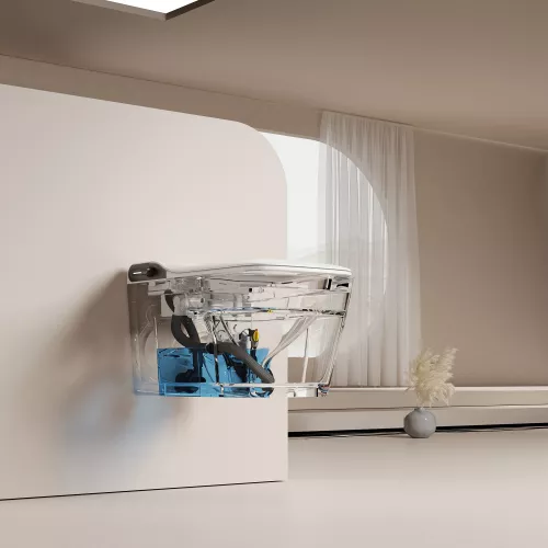 Комплект ABBER подвесной электронный унитаз-биде Rechteck AC1215S с инсталляцией AC0101P2, изображение 18