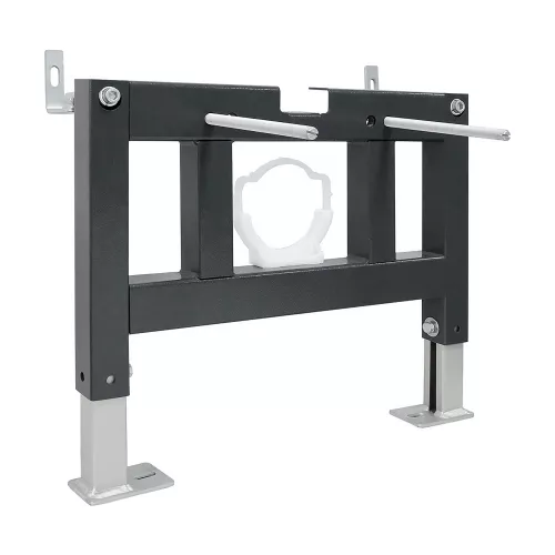 Комплект ABBER подвесной унитаз Bequem AC1105P белый с импульсным смывом с инсталляцией AC0101P, изображение 3