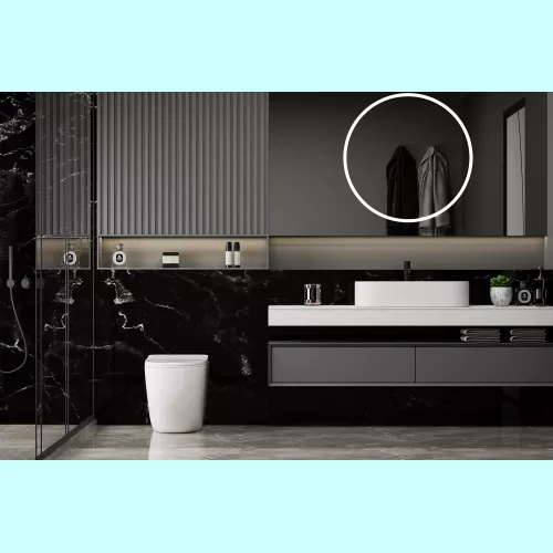 Унитаз ABBER Bequem AC1111T приставной белый, безободковый, смыв торнадо, изображение 2