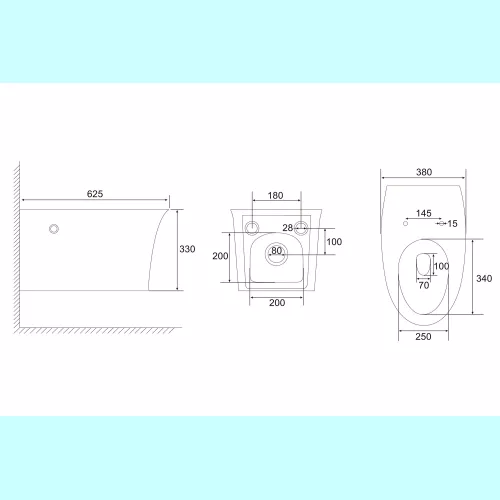 Унитаз ABBER Bequem AC1124P подвесной белый с импульсным смывом, изображение 11