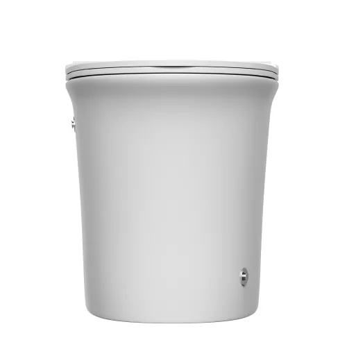 Унитаз ABBER Bequem AC1125P напольный белый с импульсным смывом, изображение 8