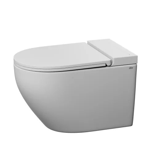 Унитаз ABBER Bequem AC1126P подвесной белый с импульсным смывом, изображение 7