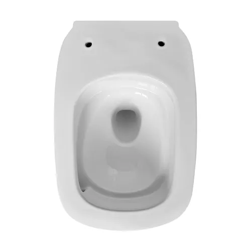 Унитаз ABBER Rechteck AC1217 подвесной белый, безободковый, смыв торнадо, изображение 8