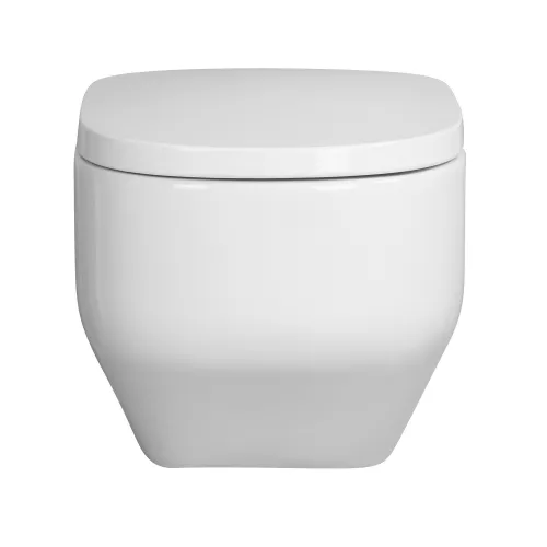 Унитаз ABBER Rechteck AC1218 подвесной белый, безободковый, смыв торнадо и струйный смыв, изображение 6