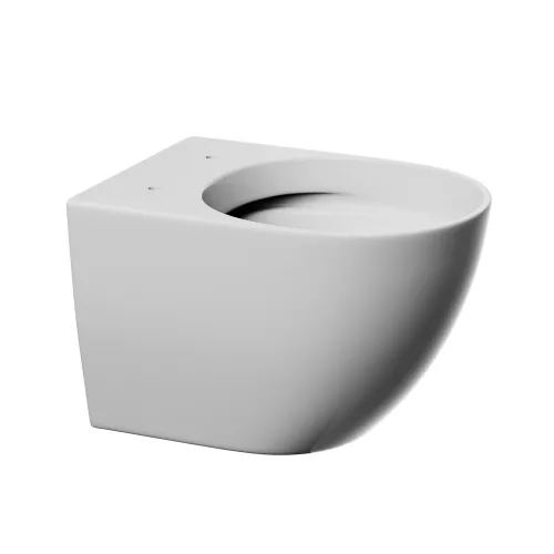 Унитаз ABBER Ultra AC1301 подвесной белый с ультратонким ободком, изображение 11