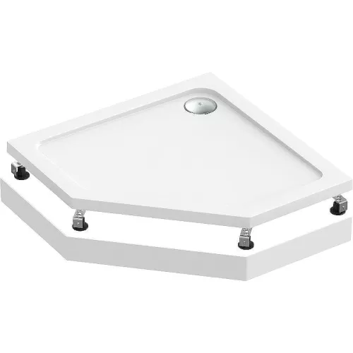 Поддон из литьевого мрамора  Good Door Пента, Выбрать размер: 90x90, Ориентация: универсальная, изображение 2