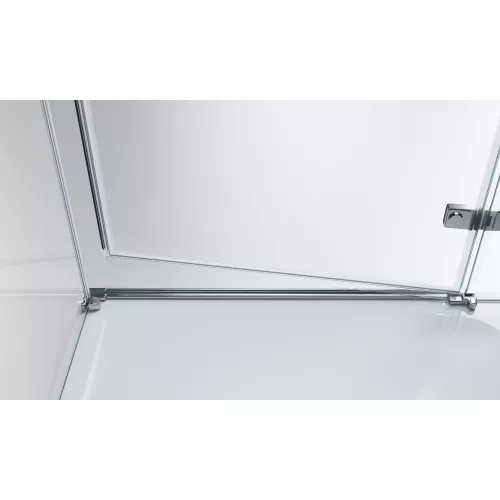 Душевой уголок BelBagno KRAFT-AH-12/-C-Cr-L/R, Цвет стекла: прозрачное, Цвет профиля: Хром, Выбрать размер: 80x90, Ориентация: левая, изображение 7