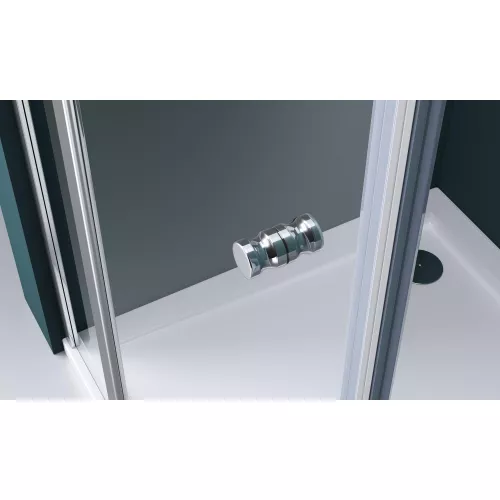 Душевой уголок BelBagno ETNA-AH-12/-C-Cr, Цвет стекла: прозрачное, Цвет профиля: Хром, Выбрать размер: 80x90, изображение 7