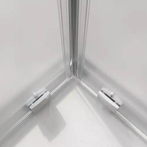 Душевой уголок BelBagno LUCE-AH-21/-P-Cr рифленое, Цвет стекла: рифленое, Цвет профиля: Хром, Выбрать размер: 110x90, изображение 5